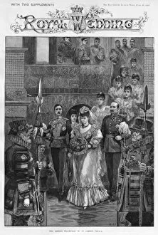 Royal Wedding King George V Gallery: Royal wedding 1893 - bridal procession