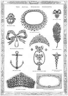 Images Dated 17th February 2011: Royal wedding 1893 - presents