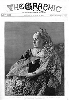 Images Dated 25th February 2011: Royal wedding 1893 - the Queen Victorias dress