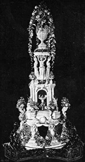 Images Dated 17th February 2011: Royal wedding 1893 - the wedding cake