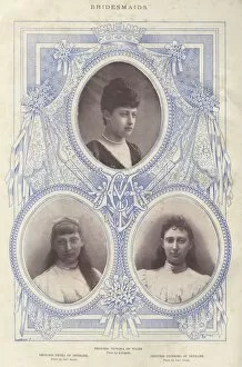 Bridesmaid Gallery: Royal Wedding 1896 -- three bridesmaids