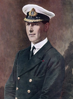 Images Dated 8th February 2011: Royal Wedding 1919 -- Commander Alexander Ramsay