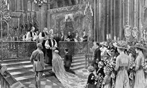 Images Dated 8th February 2011: Royal Wedding 1919 -- Princess Patricia of Connaught