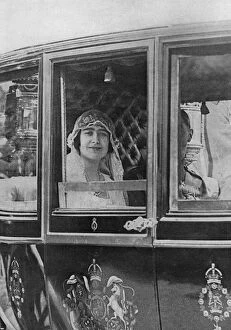 Bowes Gallery: Royal wedding, 1923 - Duke & Duchess of York return from Abb