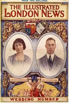 Royal Wedding Magazine Covers Gallery: Royal Wedding 1923 - ILN front cover