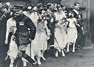 Brides Maids Gallery: Royal Wedding 1923 - the Rose-Leaf Gauntlet