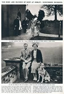Images Dated 21st January 2011: Royal Wedding 1934 - honeymoon incidents