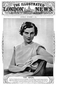 Images Dated 8th February 2011: Royal Wedding 1935 - Lady Alice Montagu-Douglas-Scott