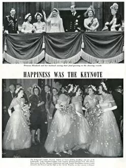Images Dated 25th January 2011: Royal Wedding 1947