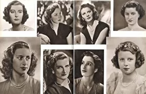 Montagu Collection: Royal Wedding 1947 - bridesmaids