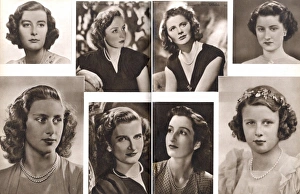 Royal Wedding Queen Elizabeth II Gallery: Royal Wedding 1947 - bridesmaids
