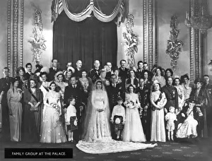 Royal Wedding 1947 - group photograph