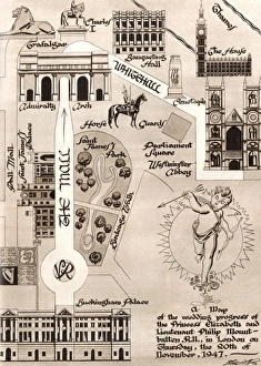 Royal Wedding Queen Elizabeth II Gallery: Royal Wedding 1947 - Processional Route