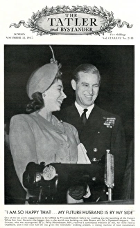 Royal Wedding Queen Elizabeth II Gallery: Royal Wedding 1947 - Tatler cover