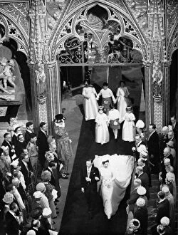 Brides Maids Gallery: Royal Wedding 1963 - Princess Alexandra and Angus Ogilvy