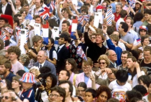 Royal Wedding Crowds Collection: Royal Wedding 1981
