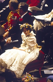 Images Dated 3rd March 2011: Royal wedding 1981 - India Hicks