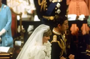 Images Dated 4th March 2011: Royal Wedding 1981 - Prince Charles and Lady Diana Spencer