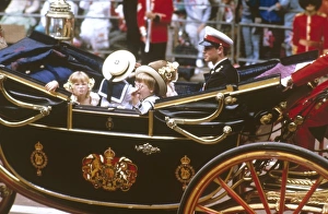 Images Dated 1st February 2011: Royal Wedding 1986 - bridesmaids and page boys