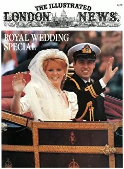 Images Dated 7th February 2011: Royal Wedding 1986 - ILN front cover