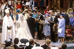 Images Dated 1st February 2011: Royal Wedding 1986 - marriage ceremony