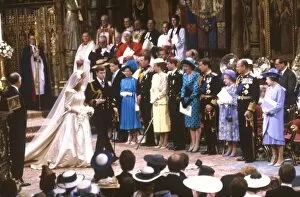 Images Dated 1st February 2011: Royal Wedding 1986 - marriage ceremony