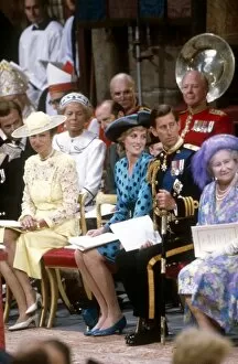 Wedding of Charles and Diana Collection: Royal Wedding 1986 - the royal family