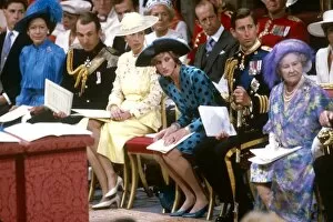 Images Dated 1st February 2011: Royal Wedding 1986 - the royal family