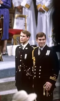 Royal Wedding Prince Andrew and Sarah Collection: Royal Wedding 1986 - the smiling bridegroom