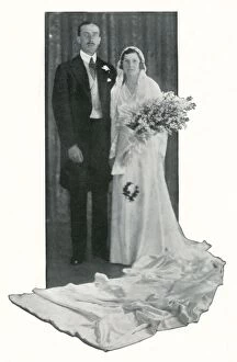 Images Dated 20th January 2011: Royal wedding of Henry Abel Smith to Lady May Cambridge, 1931