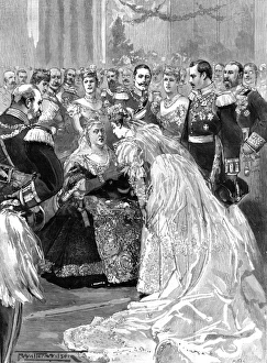 Images Dated 15th February 2011: Royal wedding: Princess Victoria Melita & Prince Ernst Ludwig