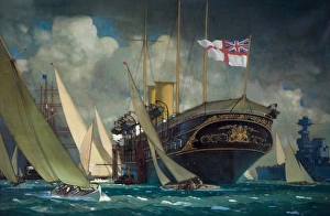 Images Dated 2nd September 2010: Royal Yacht at Cowes