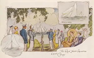 The Royal Yacht Squadron at Cowes