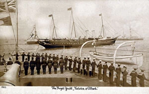 Boilers Collection: The Royal Yacht Victoria and Albert at Southport