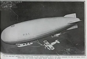 Blimp Prints: RS1 - American dirigible - Airship