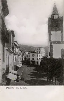 Sunblind Prints: Rua do Aljube and Cathedral, Funchal, Madeira