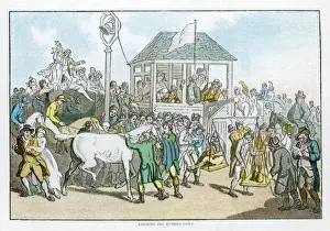 Rubbing down the Horses