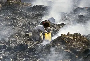 Labor Prints: Rubbish tip Zabbaleen children, Cairo