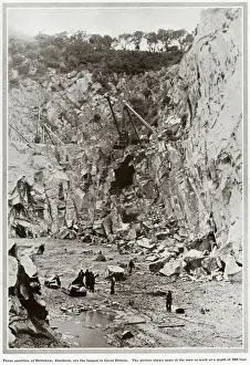 Rubislaw Quarry in Aberdeen 1909
