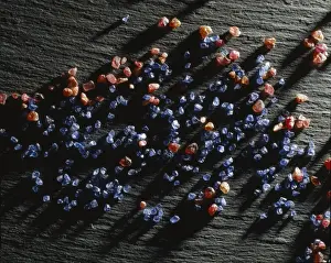 Oxide Prints: Ruby and sapphire gravel
