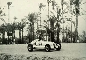 Mercedes Gallery: Rudolf Caracciola on Mellaha circuit, Tripoli Grand Prix