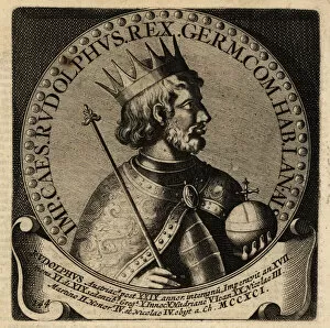 Adolphus Collection: Rudolf I, King of Germany