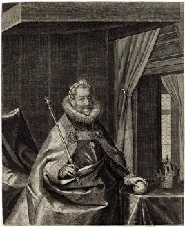 1552 Prints: Rudolf Ii / Hre / Anon Eng