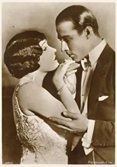 Images Dated 2nd October 2020: RUDOLPH VALENTINO Italian-American romantic film idol with Gloria Swanson Date