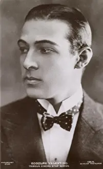 Bowtie Prints: RUDOLPH VALENTINO Italian-American romantic film idol who died at a tragically young age