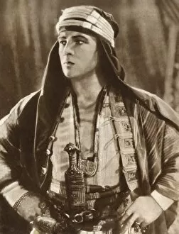 Images Dated 12th July 2012: Rudolph Valentino / Sepia