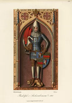Images Dated 1st June 2019: Rudolph von Sachsenhausen in 14th century armour