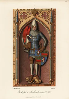Images Dated 1st June 2019: Rudolph von Sachsenhausen in 14th century armour
