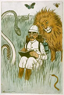 Lion Prints: Rudyard Kipling / Cartoon