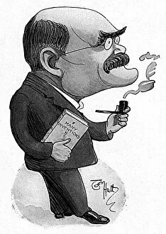 Caricatures Collection: Rudyard Kipling by Tom Hutt